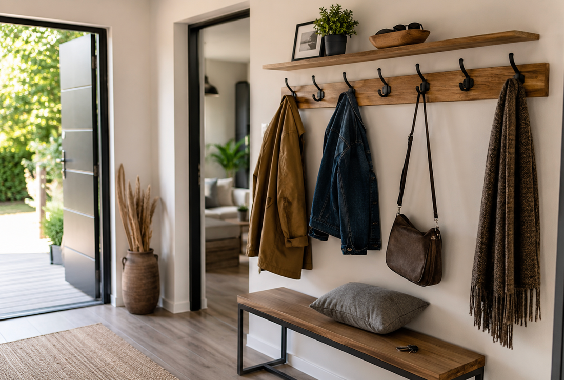 Porte-manteau mural : comment bien le choisir selon son entrée ?