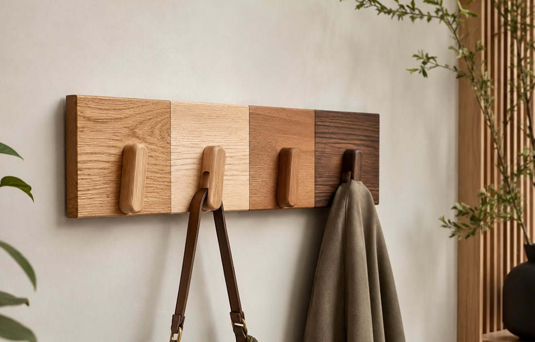 Porte-manteau mural en bois : quelle essence choisir pour son intérieur ?