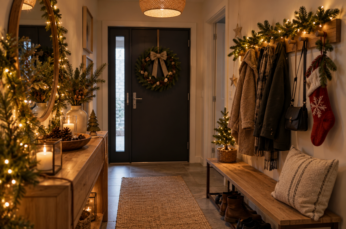 decorer entree noel