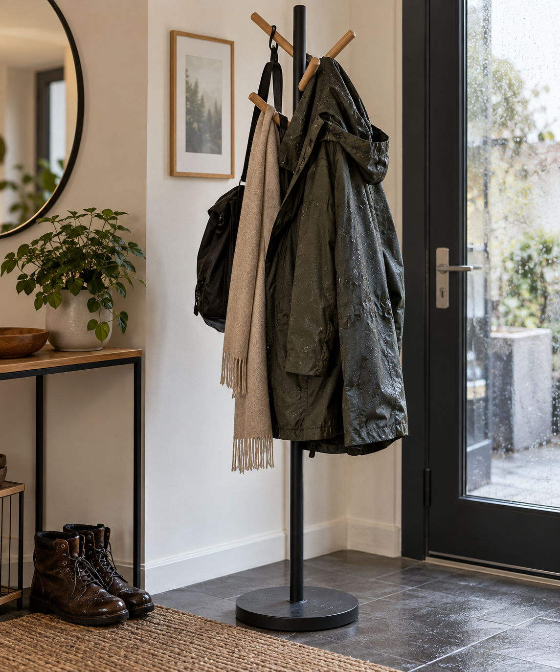 Porte-manteau sur pied qui bascule : comment le stabiliser