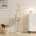 Porte-manteau arbre sur pied doré tendance