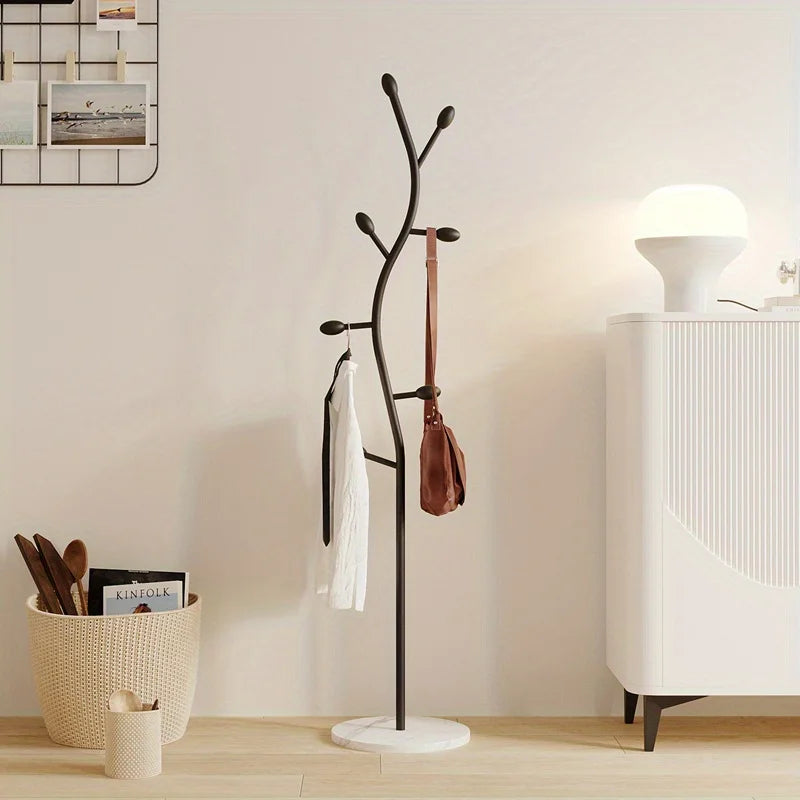 Porte-manteau arbre sur pied foncé tendance