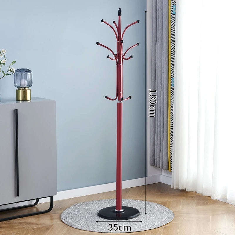 Porte-manteau couleur unie rouge