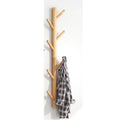 Porte-manteau mural vertical beige