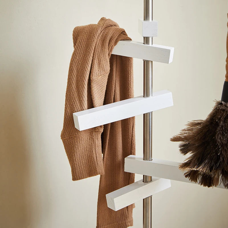 Porte-manteau sur pied moderne blanc tendance