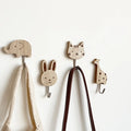 Porte manteau animaux bois