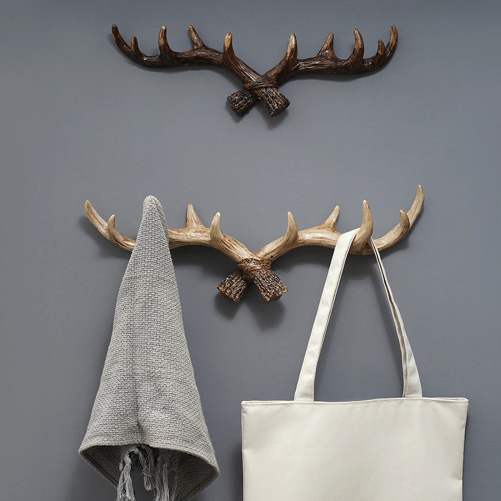 Porte manteau bois de cerf 2