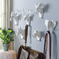 Porte manteau cerf bélier éléphant rhinocéros cheval girafe