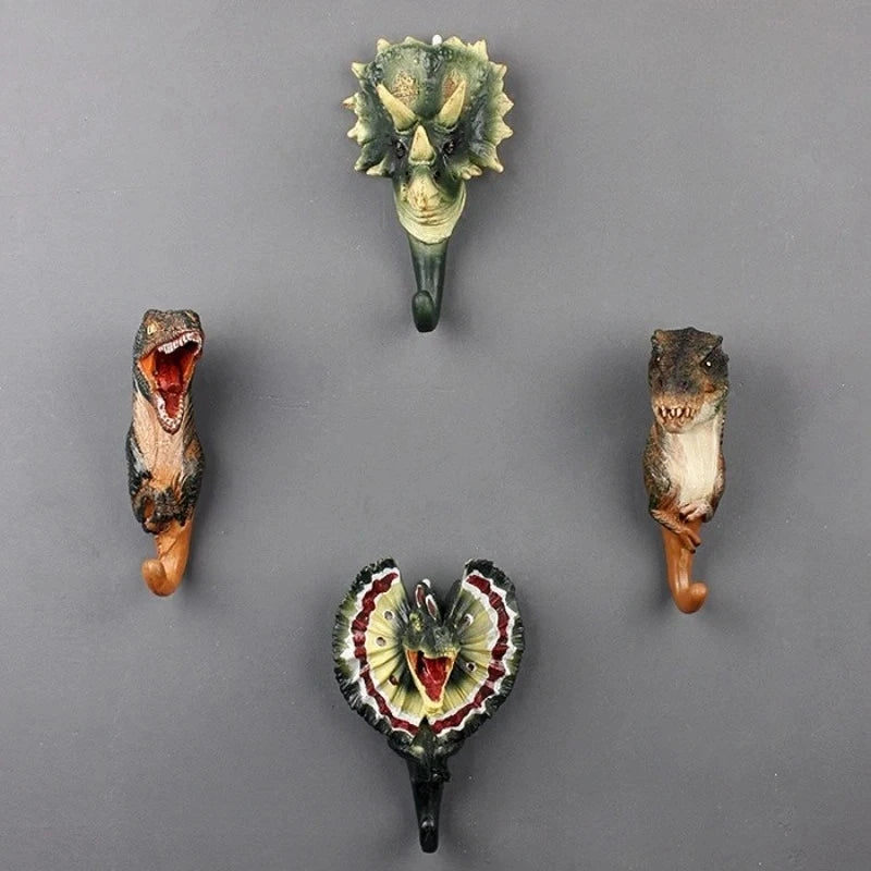 Porte manteau dinosaure réaliste