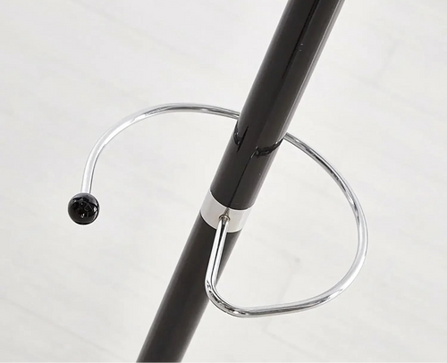 Porte manteau metal noir et argenté