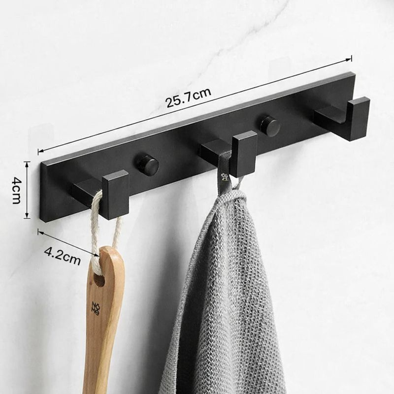 Porte manteau mural 3 crochets aluminium