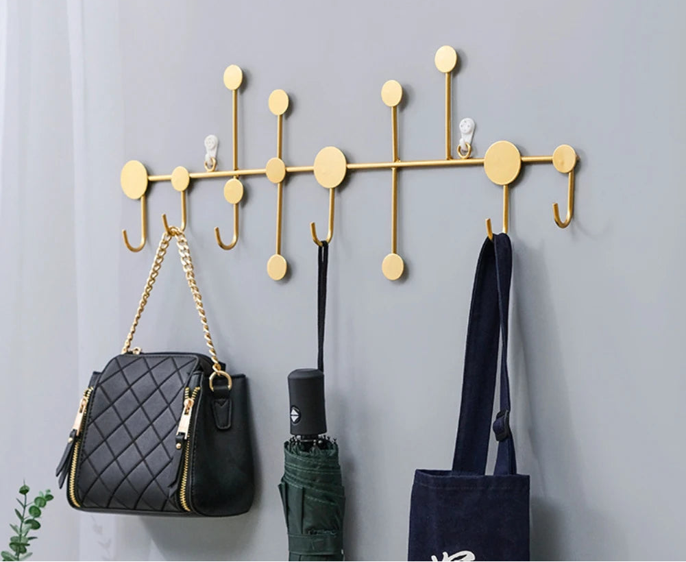 Porte manteau mural or3