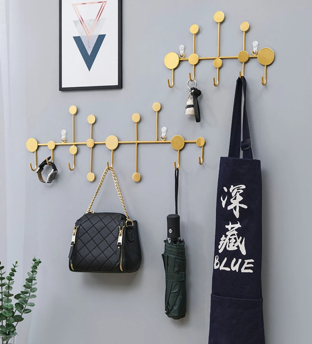 Porte manteau mural or4