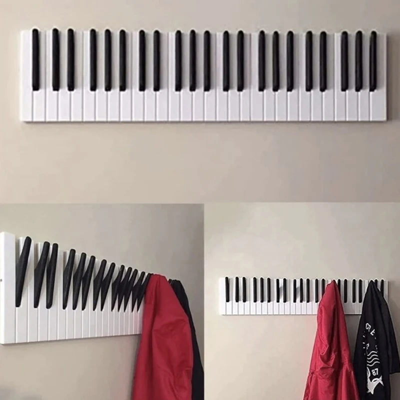 Porte manteau mural piano