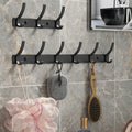 Porte manteau salle de bain noir