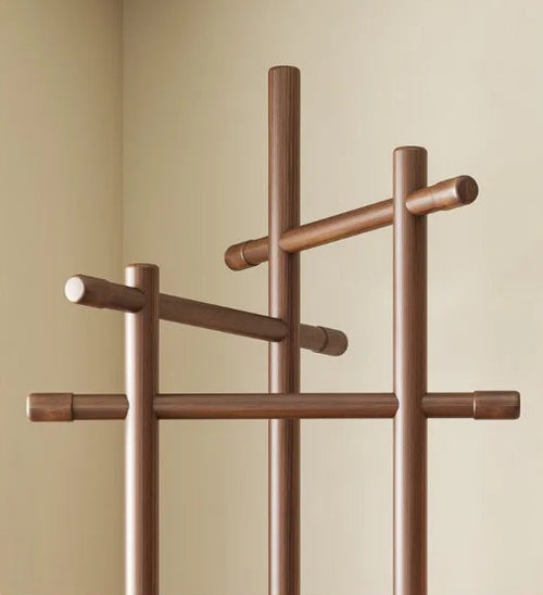 Porte manteau étagère en bois moderne