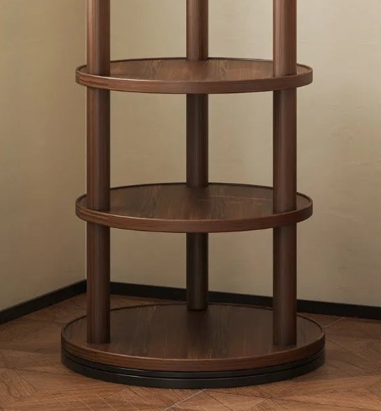 Porte manteau étagère en bois massif