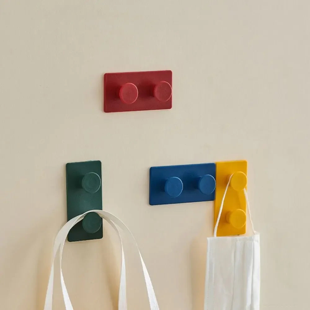 Porte manteaux mural lego