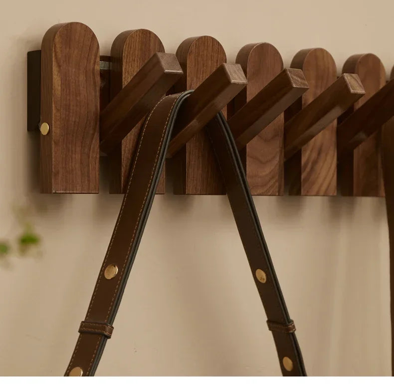 Porte manteau mural pliable