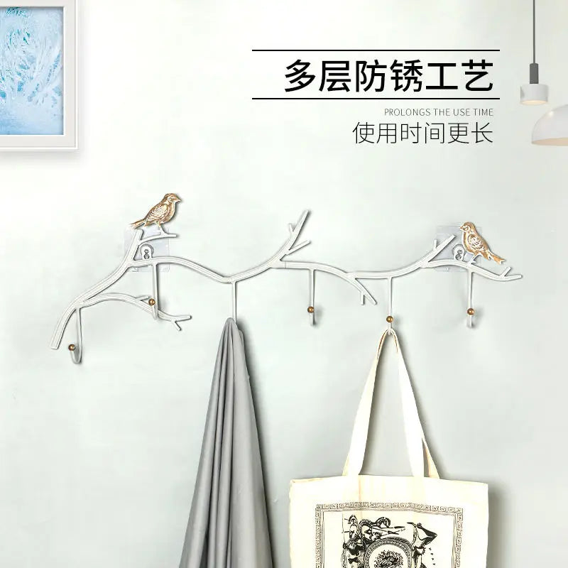 Porte manteau oiseaux